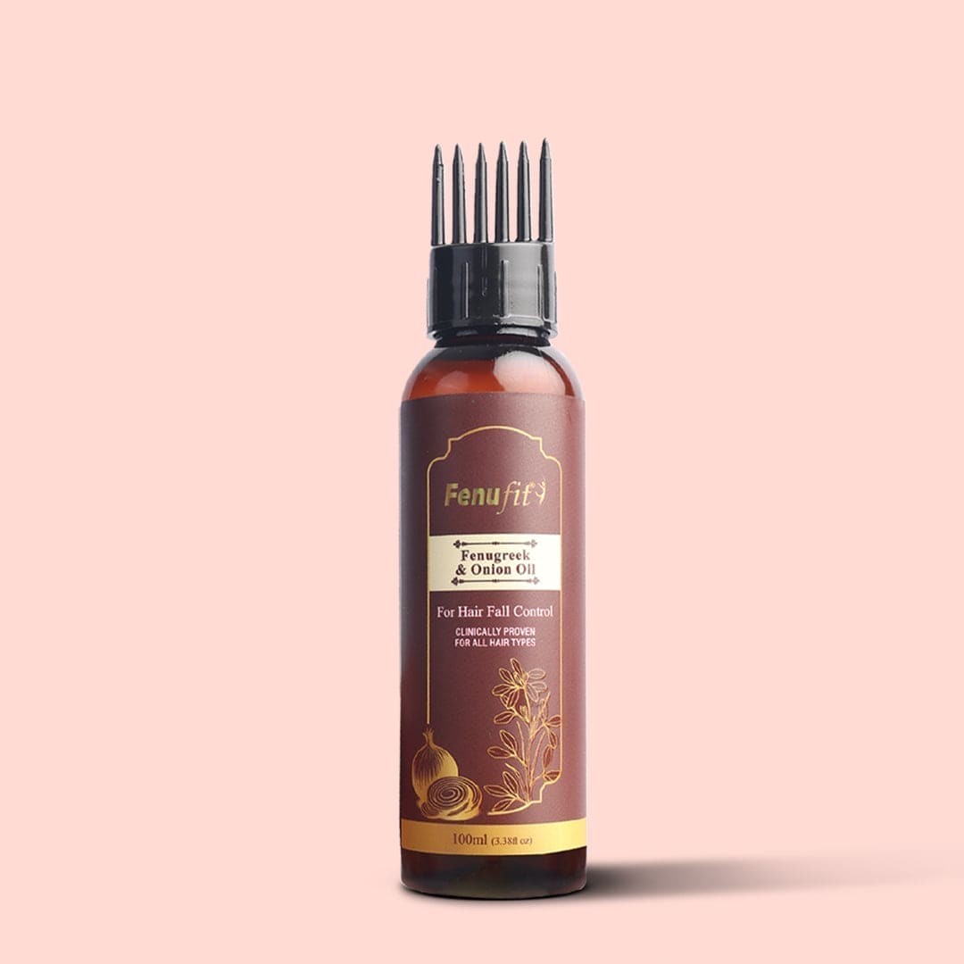 Fenufit Fenugreek & Onion Hair Oil for Hair Growth, Hair Fall Control