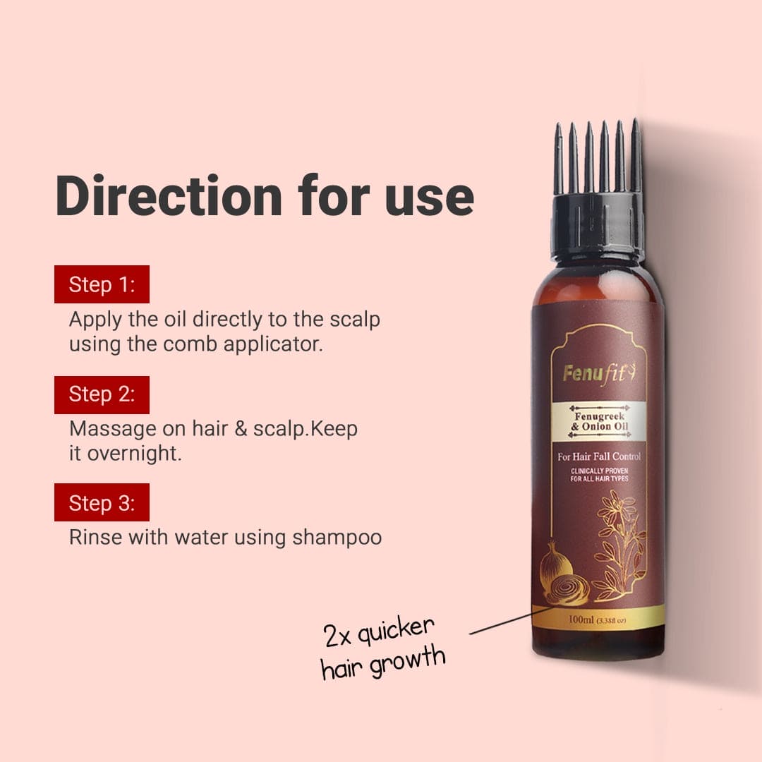 Fenufit Fenugreek & Onion Hair Oil