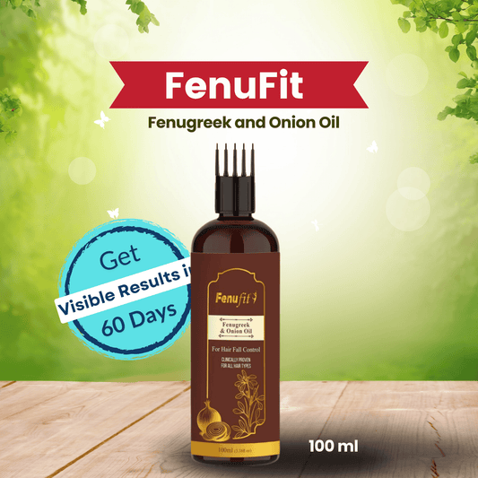 Fenufit Fenugreek  & Onion Hair Oil for Hair Growth & Hair Fall Control